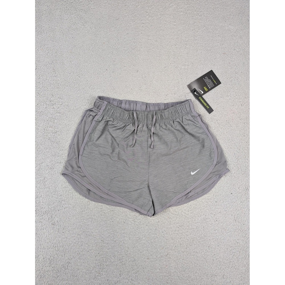 Nike Dri-FIT Running Training Shorts Womens Small Gray Standard Fit DB4487-067 - Picture 1 of 14